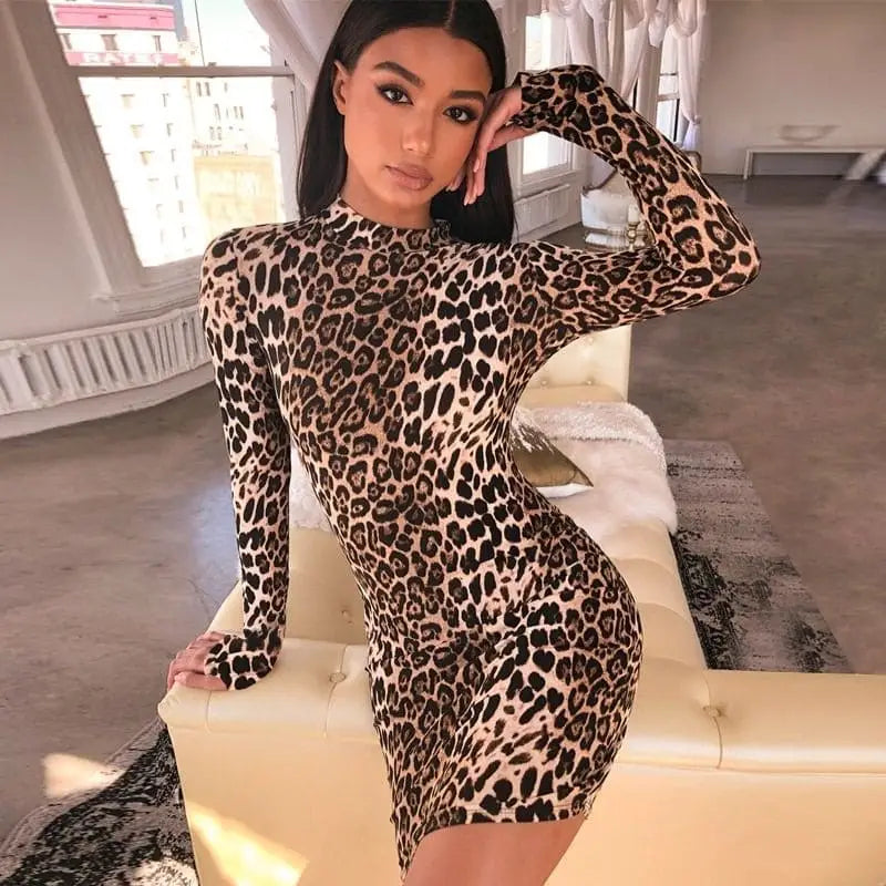 Robe Rouge Leopard Moulante My Leopard