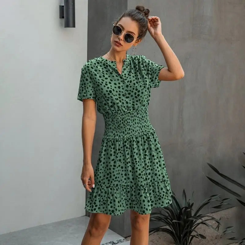 Robes Leopard My Leopard Etiquete Vert
