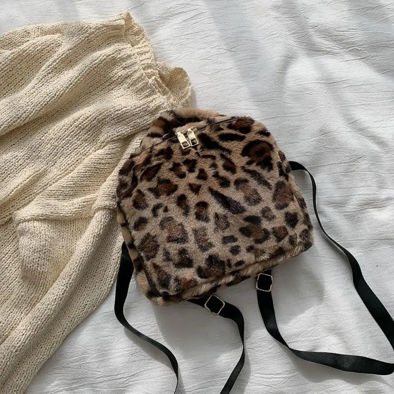 Sac Dos L opard Fausse Fourrure My L opard