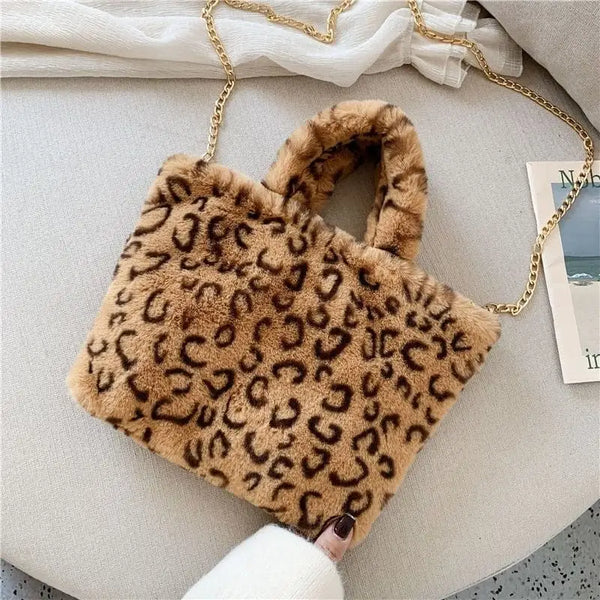 Sac à Main Fourre-tout Léopard - Sac De Voyage Polyvalent Femme, Neuf Avec étiquettes