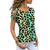 Sexy Leopard Print T Shirts Summer Women Short Sleeve Casual