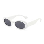 SO&amp;EI Ins Popular Fashion Small Oval Sunglasses Women Vintage Leopard Jelly Color Eyewear Men Trending Sun Glasses Shades UV400 - Vignette | My Léopard