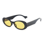 SO&amp;EI Ins Popular Fashion Small Oval Sunglasses Women Vintage Leopard Jelly Color Eyewear Men Trending Sun Glasses Shades UV400 - Vignette | My Léopard