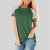 T shirt léopard vert marinière.