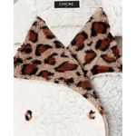 Women's White Leopard Lined Jacket - Vignette | My Léopard