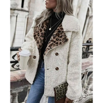 Women's White Leopard Lined Jacket - Vignette | My Léopard